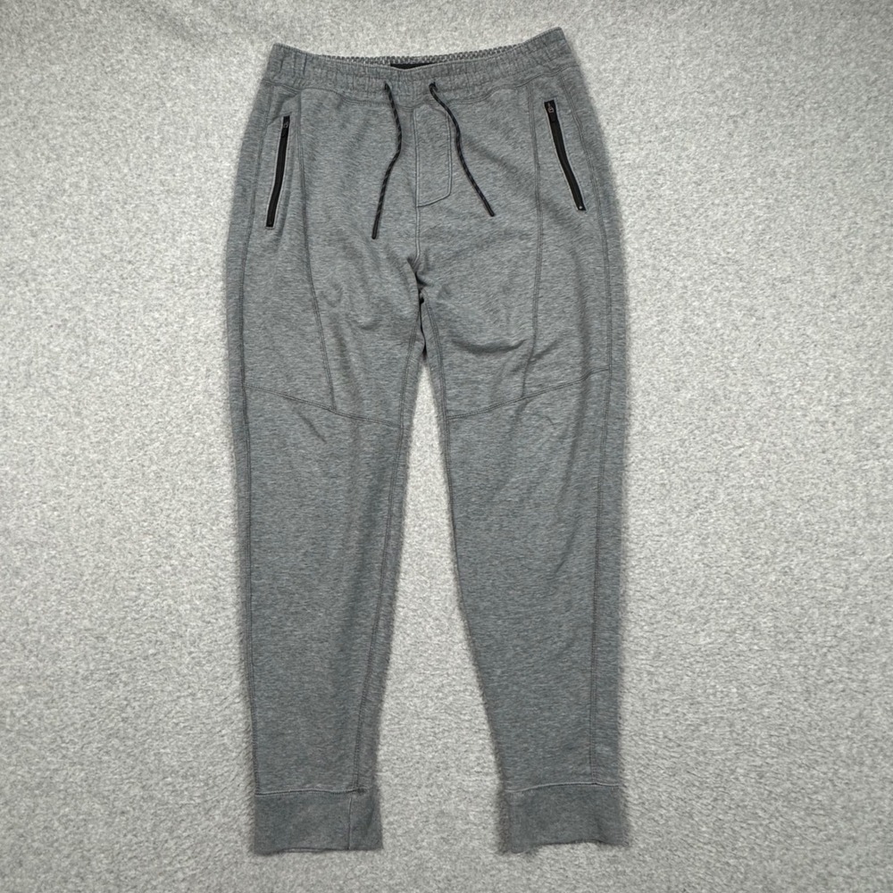 Abercrombie & Fitch Gray Heathered Joggers Zipper Pockets Size S